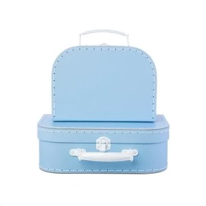 Image of Sass & Belle Pastel Blue Set of 2 Suitcases