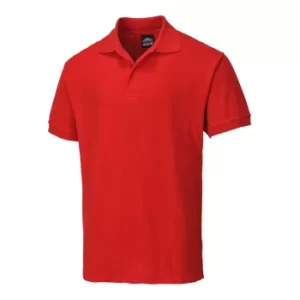 Image of Portwest Naples Polo Shirt Red 2XL