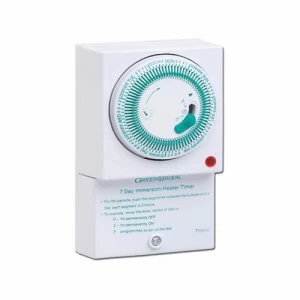 Image of Greenbrook 7 Day 84 Setting Surface Mechanical Analogue Immersion Heater Timer