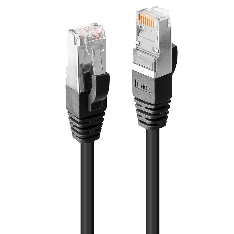 Image of Lindy 45604 networking cable Black 3m Cat6 S/FTP (S-STP)