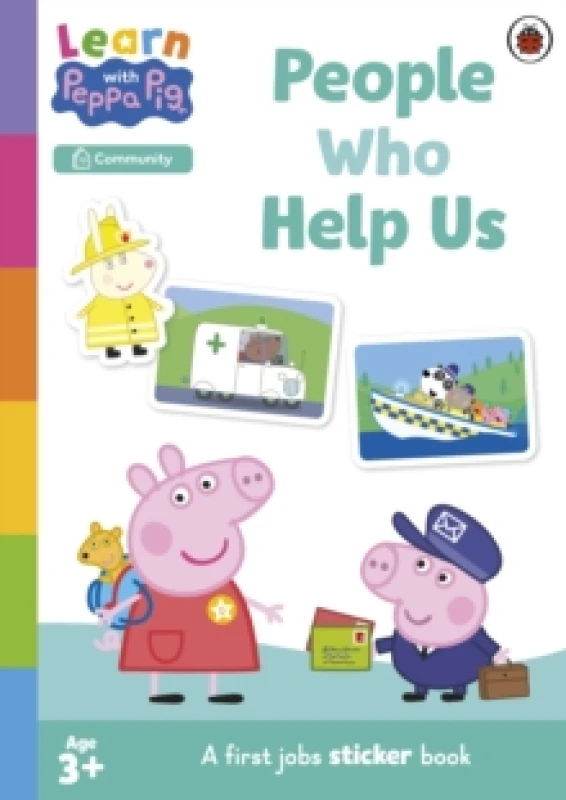 Image of Learn with Peppa: People Who Help Us Sticker activity book Paperback / softback