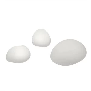 Image of Integrated LED Lamps 3 Light Outdoor White, Black IP65