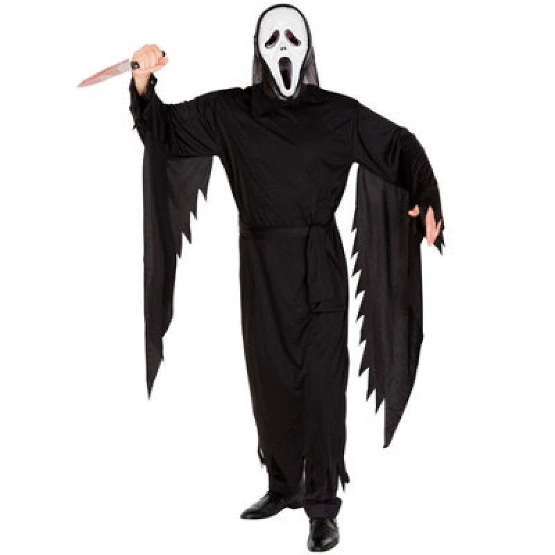Image of Tectake Mens Costume Scare Halloween 300111 - Black M