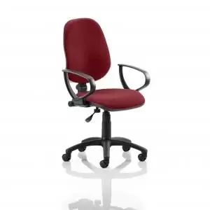 Image of Eclipse I Lever Task Operator Chair Bespoke With Loop Arms In Ginseng