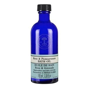 Image of Neals Yard Remedies Rose and Pomegranate Bath Oil 100ml