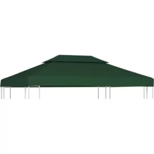 Image of Gazebo Cover Canopy Replacement 310g / m² Green 3 x 4m Vidaxl Green