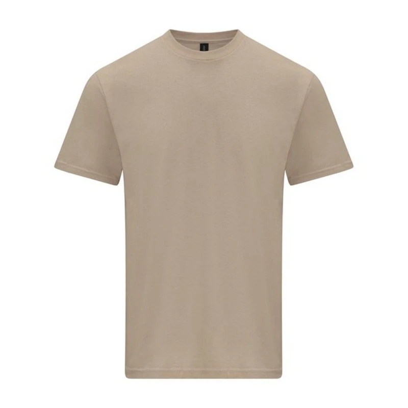 Image of Gildan Mens Softstyle Midweight T-Shirt in Light Sand Size: Small Light Sand Male S
