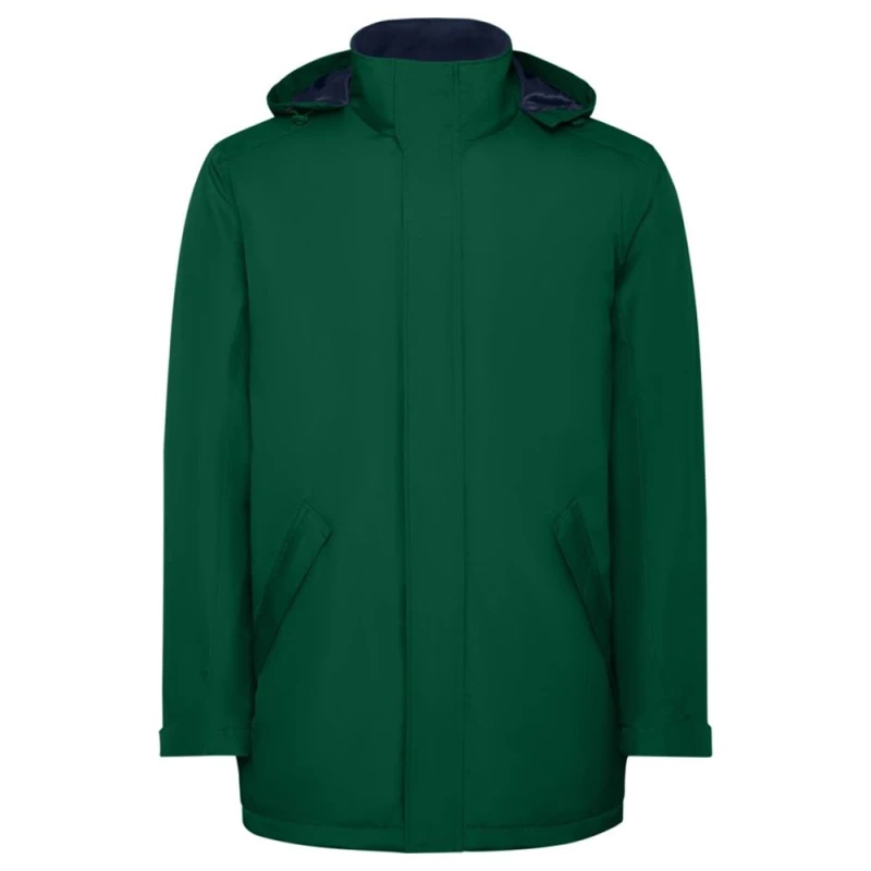 Image of ROLY ROLY Men America Padded Parka in Bottle Green Size: Small Bottle Green S Male 5063750603407