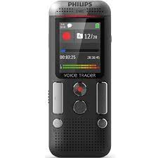 Image of Philips VoiceTracer DVT2510 Digital Recorder 8GB Built in Memory Capacity with LCD Colour Display HQ Stereo Low Noise Microphone Hands Free Anthracite