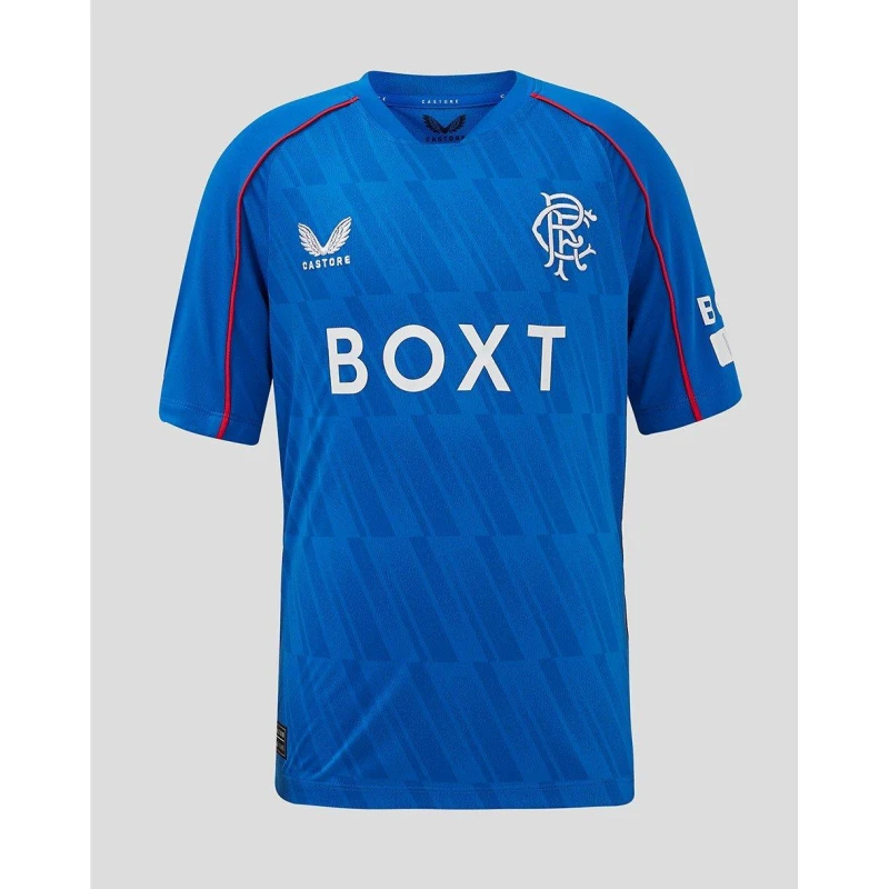 Image of Castore Rangers Home Shirt 2024 2025 Juniors - Blue Blue 7 - 8 Years