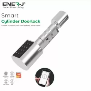 Image of Smart Adjustable Cylinder Bluetooth Doorlock with fingerprint and code unlocking, ENERJSMART APP