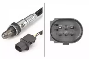 Image of Lambda Sensor 6PA009166-811 by Hella