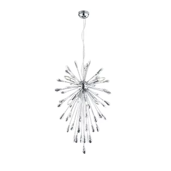 Image of Minsk Modern 7 Light Pendant Ceiling Light Chrome