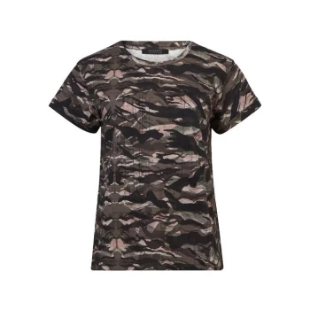 Image of AllSaints Oniyuri Anna T Shirt - Green