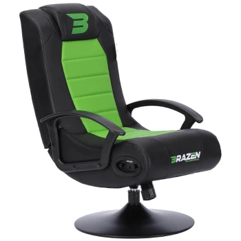 Image of BraZen Stag 2.1 Bluetooth Surround Sound Gaming Chair - Green