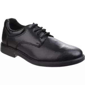 Image of Hush Puppies Boys Tim Leather Oxford Lace Up Back to School Shoes UK Size 3 (EU 36, US 4)