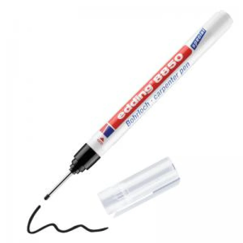 Image of edding 8850/1 BL Rep carpenter pen Black Box of 5