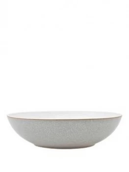 Image of Denby Elements Serving Bowl ; Light Grey