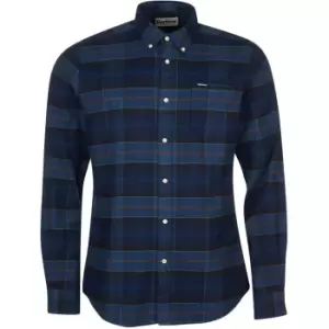 Image of Barbour Kyeloch Tailored Fit Shirt - Blue
