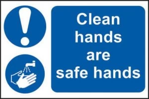 Image of Clean Hands Are Safe Hands - PVC