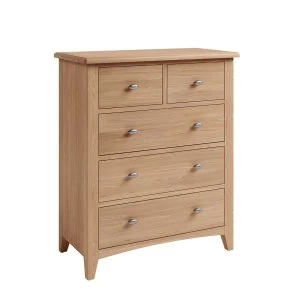 Image of Golston Light Oak 2 Over 3 Chest Of Drawers