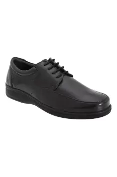 Image of Super Soft Leather 4 Eye Lightweight Tie Shoes