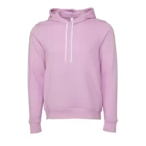 Image of Bella + Canvas Unisex Pullover Polycotton Fleece Hooded Sweatshirt / Hoodie (2XL) (Lilac)