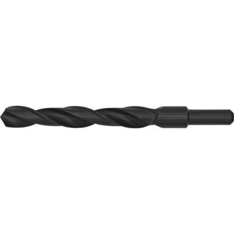 Image of Loops 17.5 x 190mm HSS Roll Forged Blacksmith Drill Bit - Reduced Shank - 130mm Flute Black
