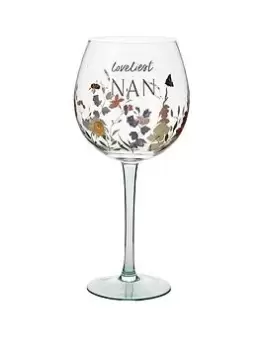 Image of The Cottage Garden Gin Glass "Nan", One Colour, Women
