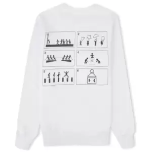 Image of Squid Game Game Play Sweatshirt - White - M