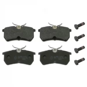 Image of Brake Pad Set 16167 by Febi Bilstein Rear Axle