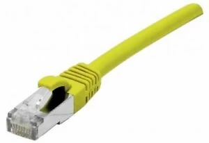 Image of Patch Cord RJ45 CAT.6a F/UTP LSZH Snagless Yellow - 2m Full Copper