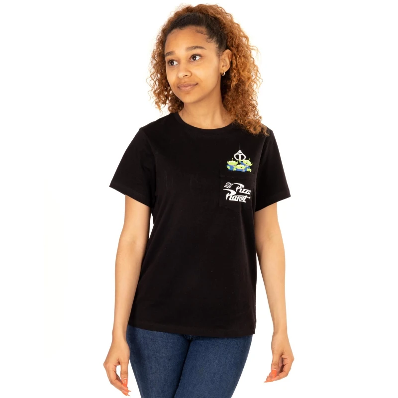 Image of Disney Short Sleeved T-Shirt Black female
