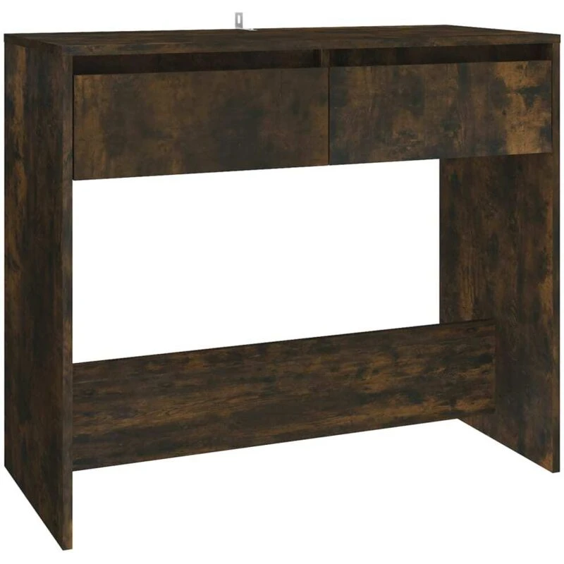 Image of VIDAXL Console Table Smoked Oak 89x41x76.5cm Engineered Wood Vidaxl 8720286836835