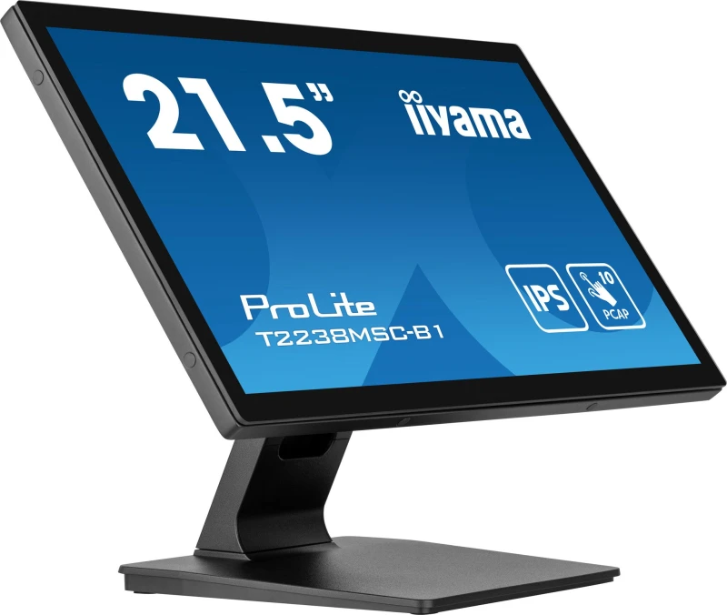Image of iiyama iiyama ProLite T2238MSC-B1 computer monitor 54.6cm (21.5") 1920 x 1080 pixels Full HD LED Touch Screen Black T2238MSC-B1