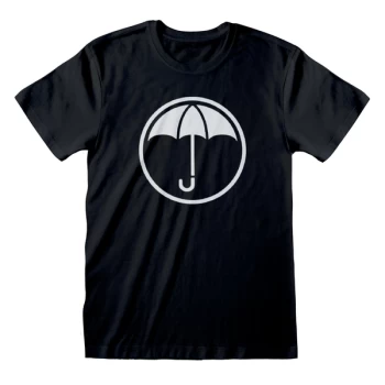 Image of Umbrella Academy - Umbrella Icon Unisex Medium T-Shirt - Black