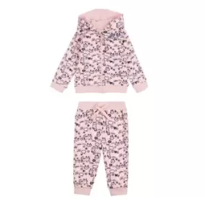 Image of Elle Cat ZipThru Set Bb99 - Pink