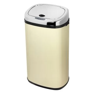 Image of Morphy Richards 42L Square Sensor Bin - Cream