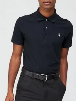 Image of Polo Ralph Lauren Golf Stretch Mesh Polo - Black