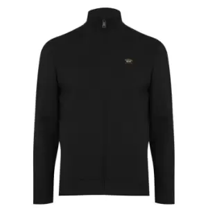 Image of Paul And Shark Paul and Shark Round Neck Zip Top Mens - Black