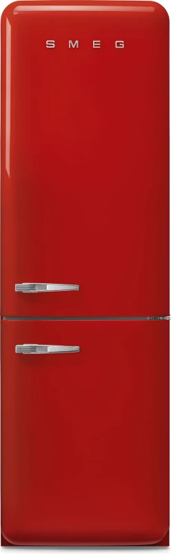 Image of Smeg 50's Style FAB32RRD6UK 197cm 60/40 Frost Free Fridge Freezer - Red - C Rated