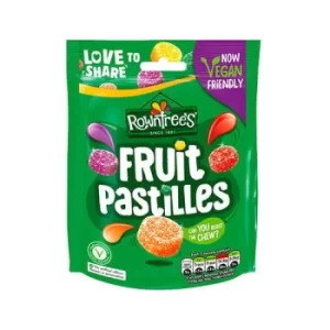 Image of Rowntrees Fruit Pastilles Sweets Sharing Pouch 143g 12466090