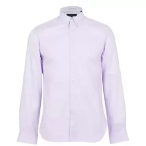 Image of Ted Baker Dalton Slim Fit Long Sleeve Shirt - Purple