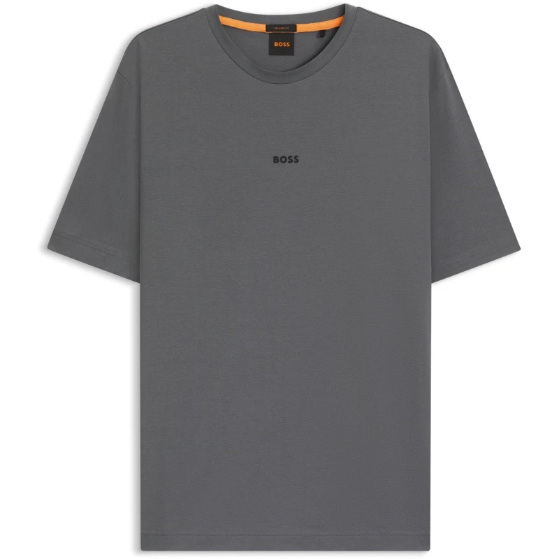 Image of Boss Mens Oversized T-Shirt Open Grey 062 male S