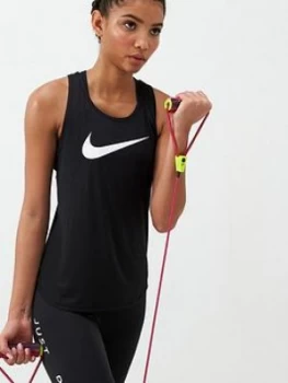 Image of Nike Running Swoosh Tank - Black