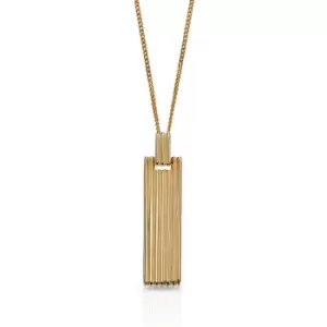 Image of JG Signature 9ct Gold Long Column Bar Necklace