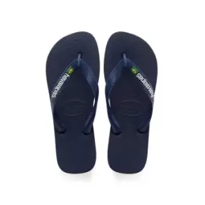Image of Havaianas Brasil Flip Flops - Blue