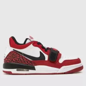 Image of Jordan Air Jordan Legacy 312 Low (Gs), White/Black-Gym Red, size: 5, Unisex, Shoes grade school, CD9054-116