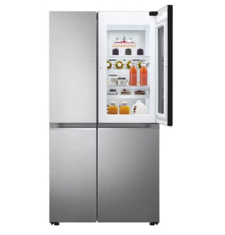 Image of LG GSQV90PZAE American InstaView Fridge Freezer Shiny Steel E Rated