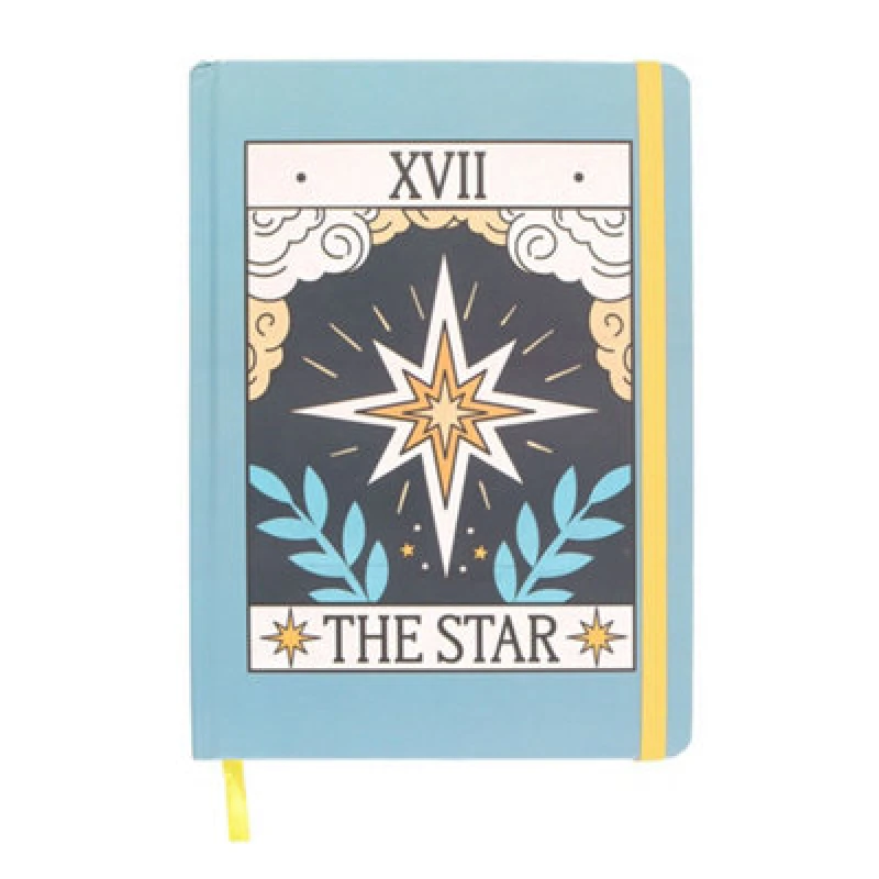 Image of Something Different Something Different Star Tarot Vintage A5 Notebook Multi One Size Unisex 5063750959313